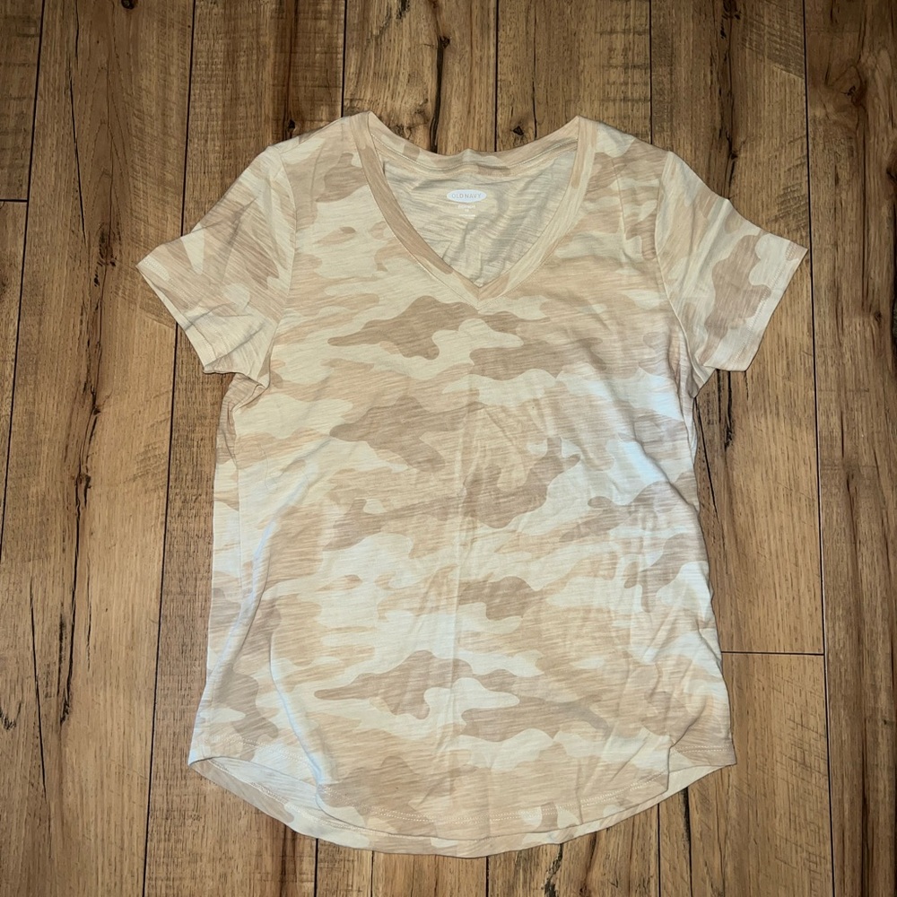 tan camo tee